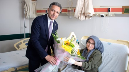 Rektör Prof. Dr. Aksoy'un girişimleriyle Türkiye'ye getirildi